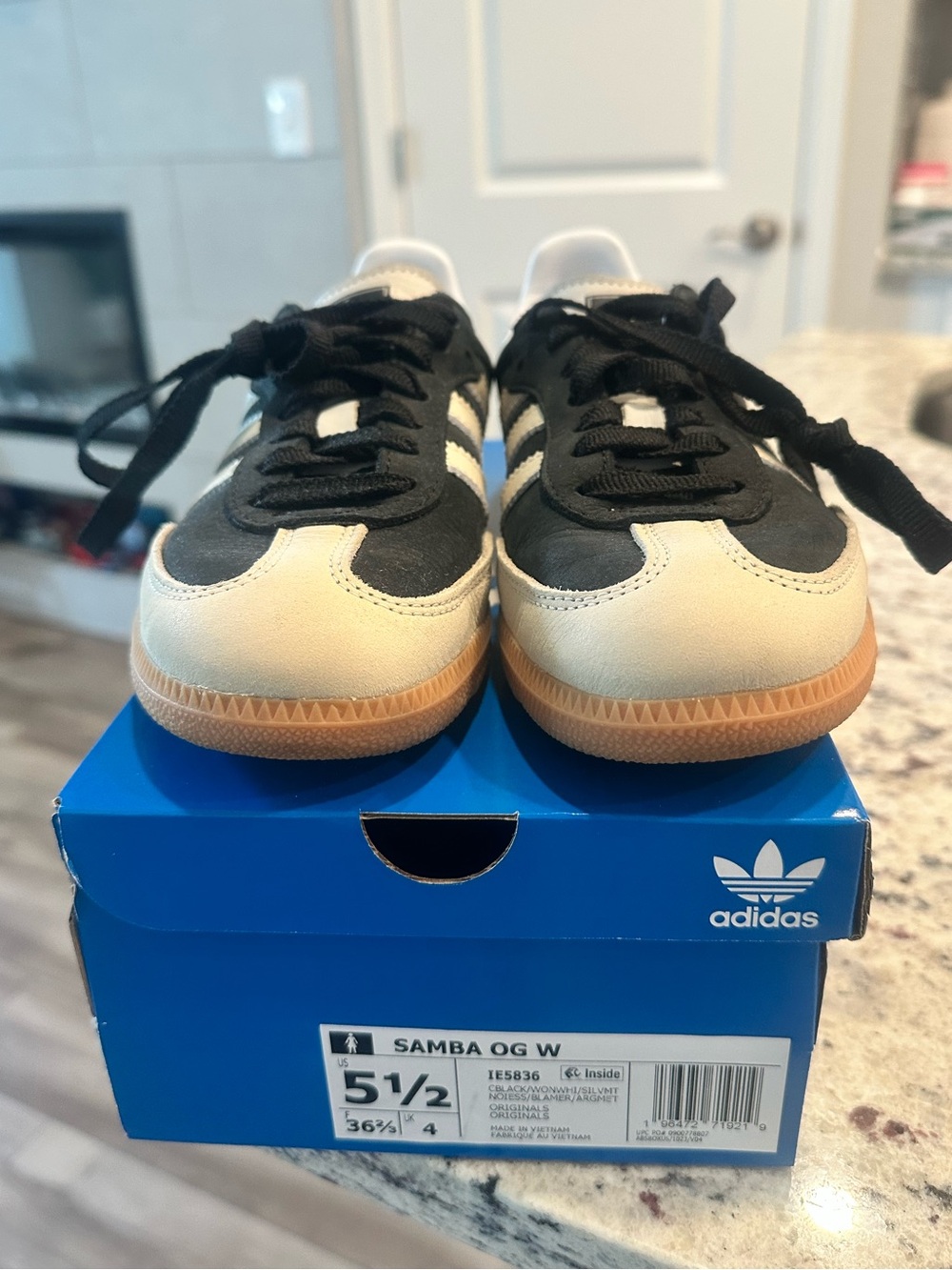 Adidas Samba OG Women’s Black, Cream & Gum Sneakers